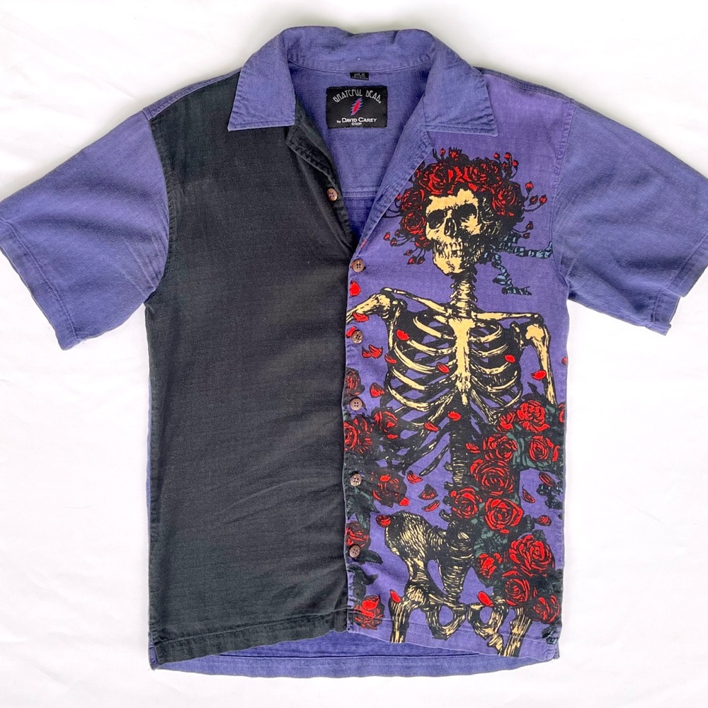 Rare Grateful Dead by David Carey Button Down - Size Medium